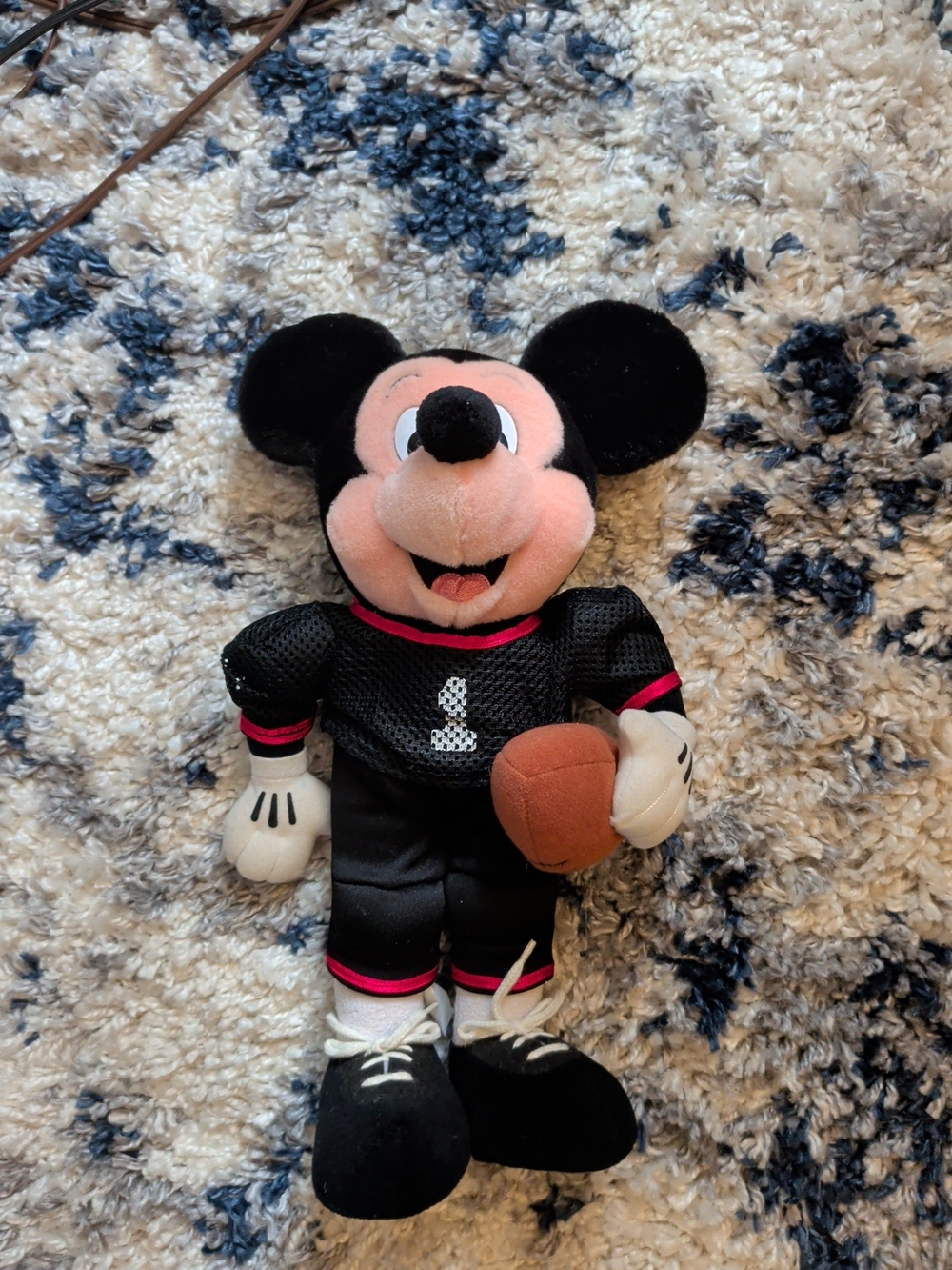 The Vintage Mickey Mouse Football From Walt Disney World Disneyland Collectors